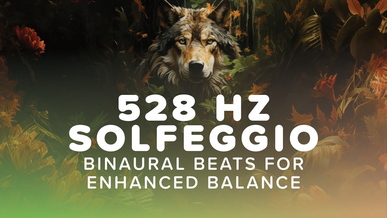 Enhanced Balance | 528 Hz Solfeggio | Wolf Spirit Animal