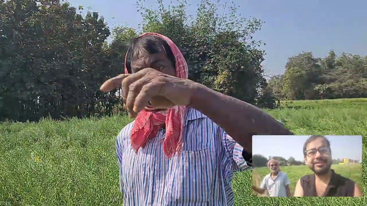 Arun Mandal । বর্ধমান জেলার বহরান গ্রামে এক চাষীর বক্তব্য farmer expressing their gravience 