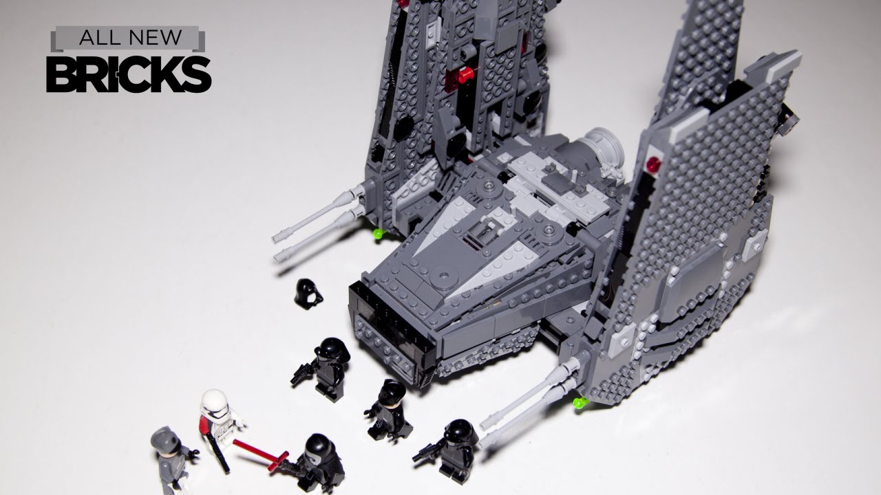 Lego Star Wars 75104 Kylo Rens Command Shuttle Speed Build