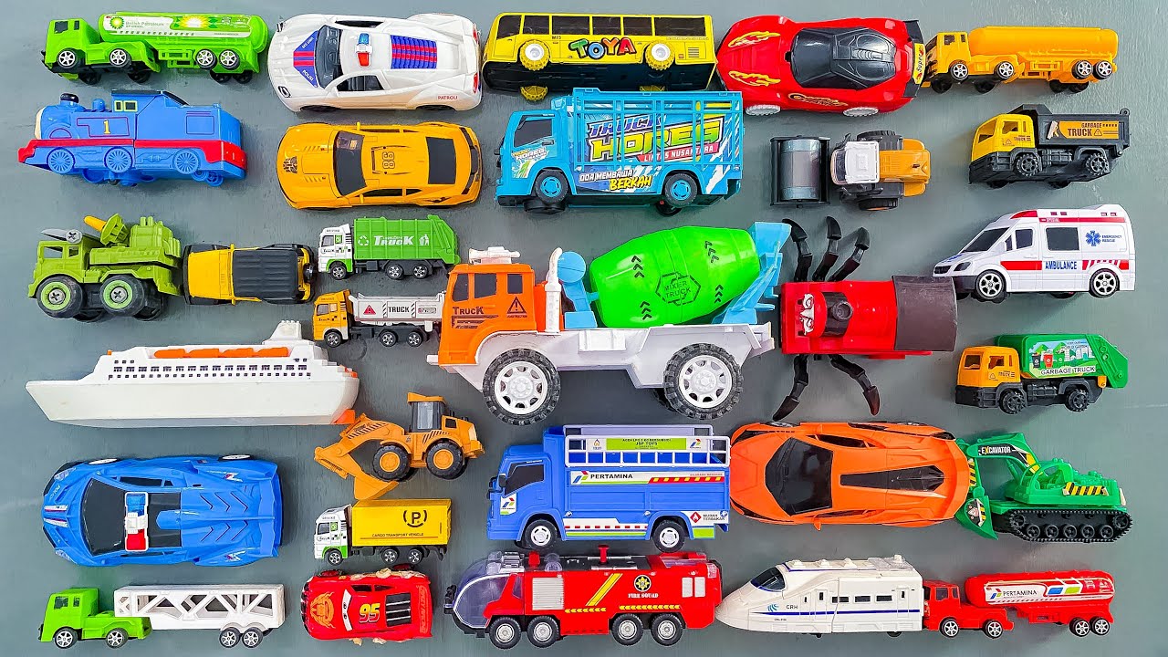 Box Full of Model Cars -Mazda Mx5, Koenigesgg Jesko, Lamborghini Scv12, Byd Yang Wang U8, Toyota Car