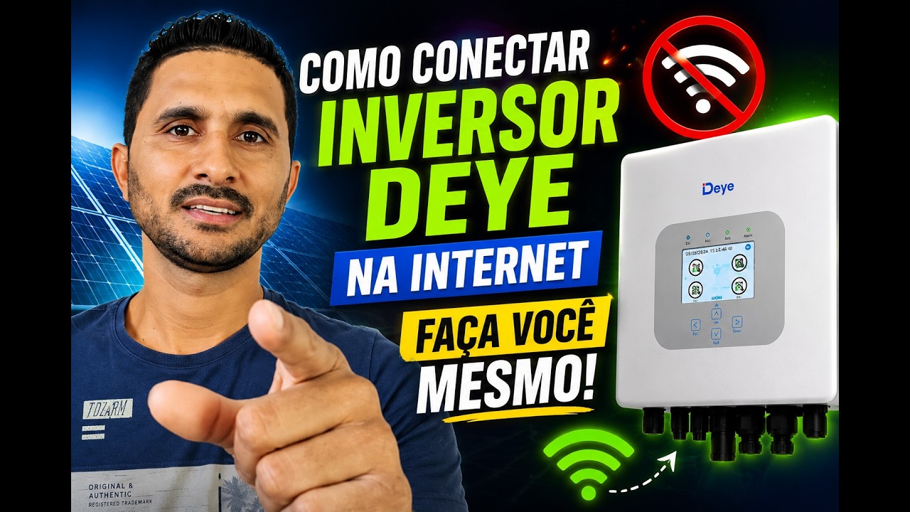 INVERSOR DEYE SEM INTERNET: Faça você mesmo a configuração do seu inversor solar na internet