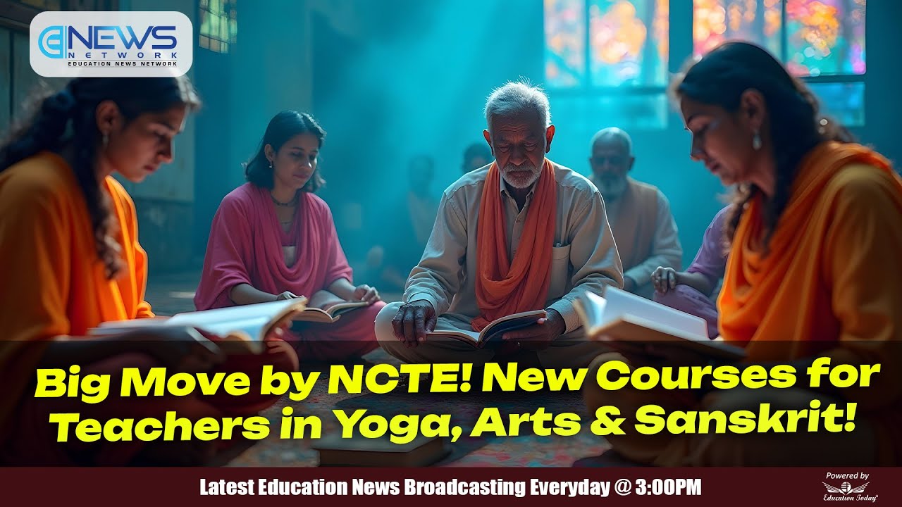 NCTE Launches Teacher Training Courses in Yoga, Arts, and Sanskrit to Align  | Top 5 Education News.