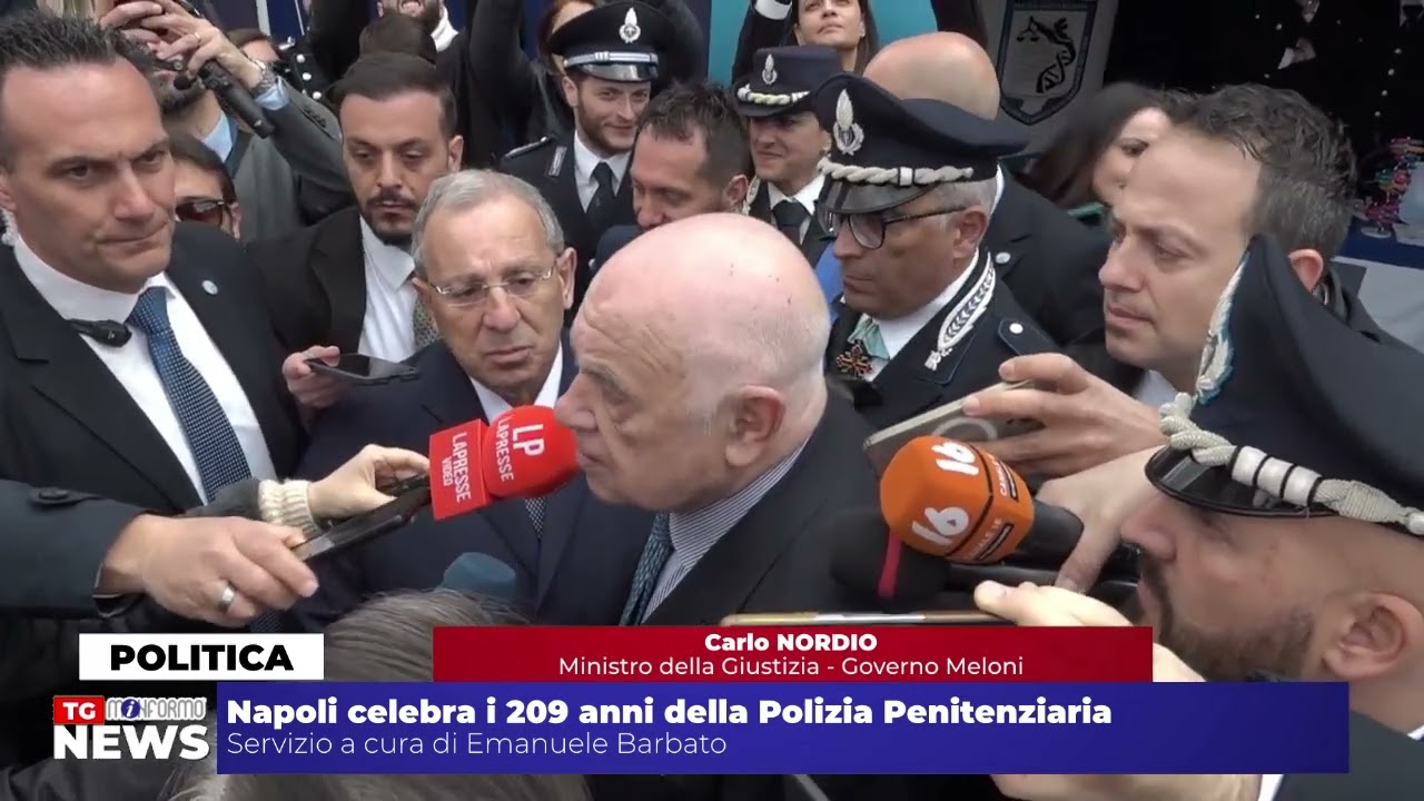 Napoli celebra i 209 anni della Polizia Penitenziaria