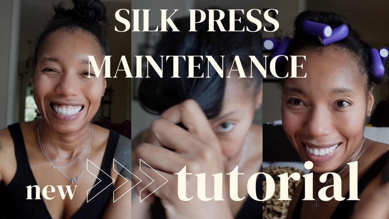 How To Maintain A Silk Press On Natural Hair #natural #silkpress #4chair