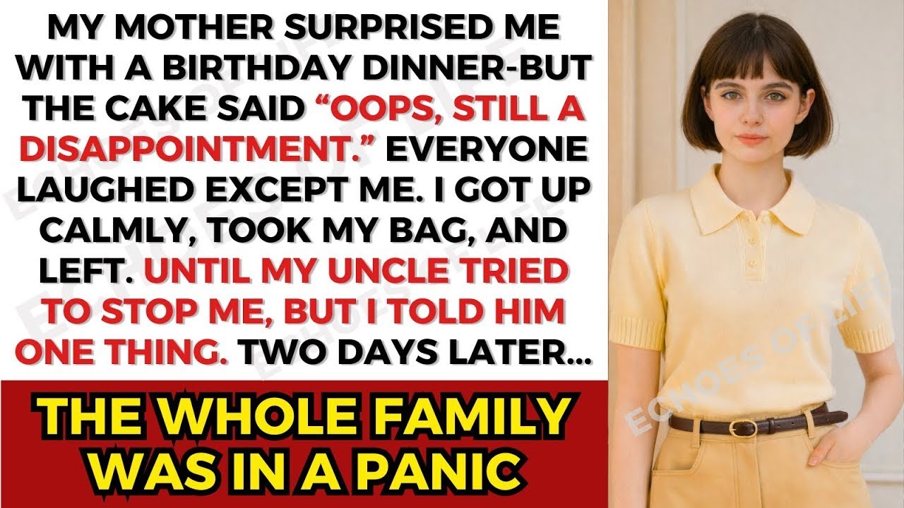 My Mother Surprised Me with a Birthday Cake — Then Everything Turned Terrifying