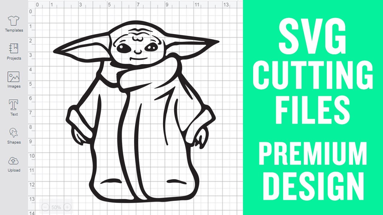 Baby Yoda Cricut Svg Cutting Files for Silhouette Premium cut SVG
