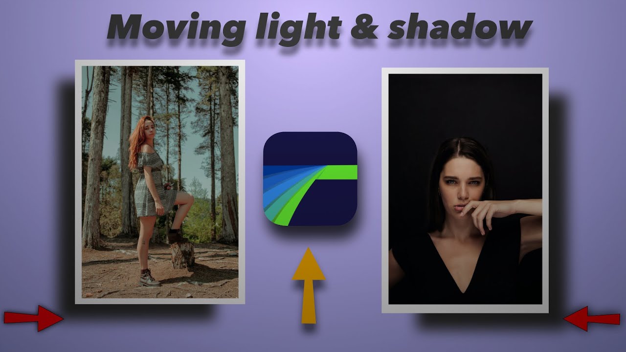 Moving Shadow with moving light effect in Lumafusion