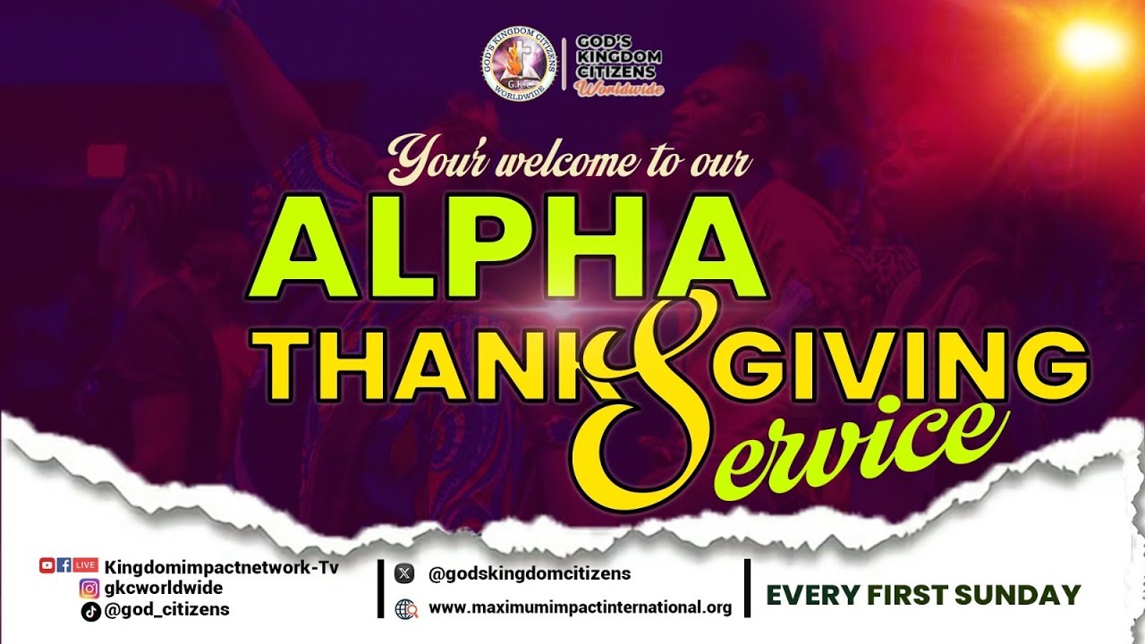 Alpha Thanksgiving Service @ S&W Shj