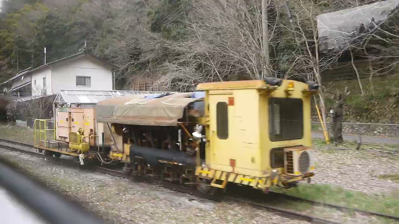 115系伯備線 車窓