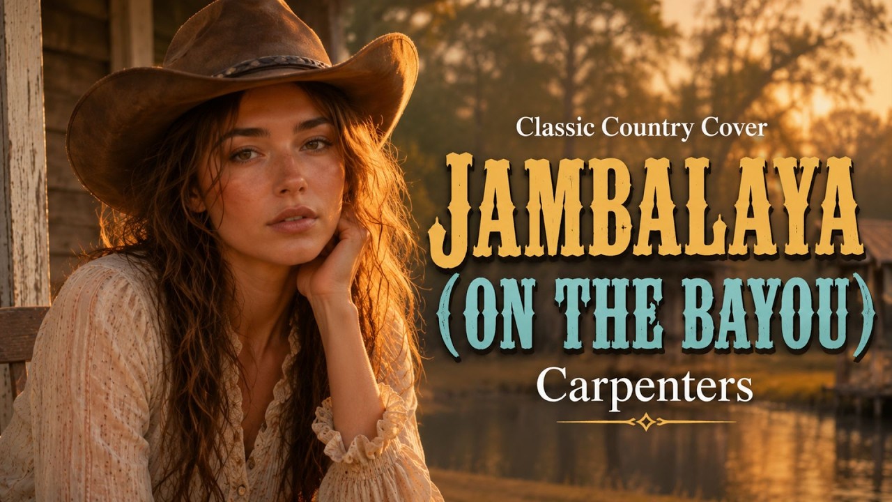 Jambalaya (On The Bayou) &ndash; Carpenters (Lyrics) | Classic Country Cover | Dusty Road Classics