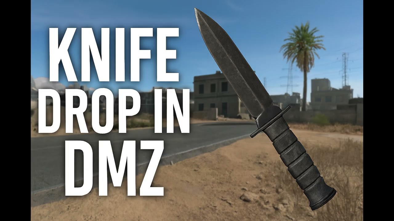 KNIFE DROP IN THE DMZ    COPYRIGHT FREE
