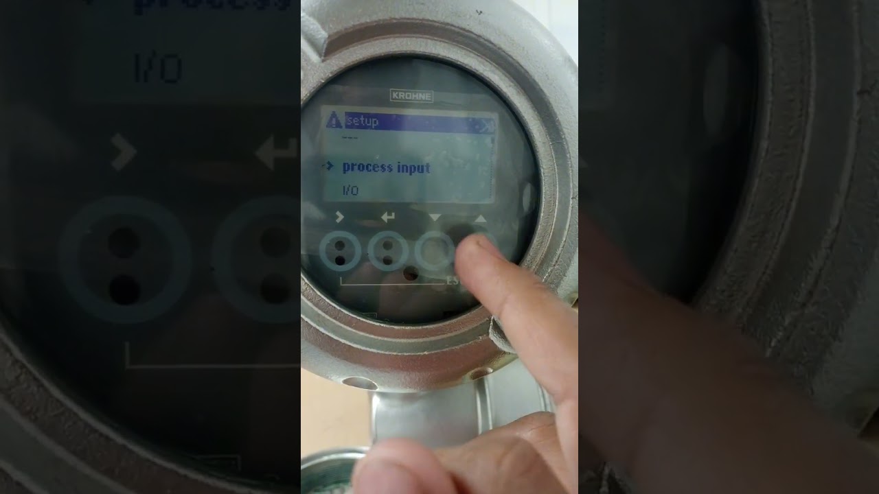 KROHNE IFC300 Magnetic Flow Meter Setting