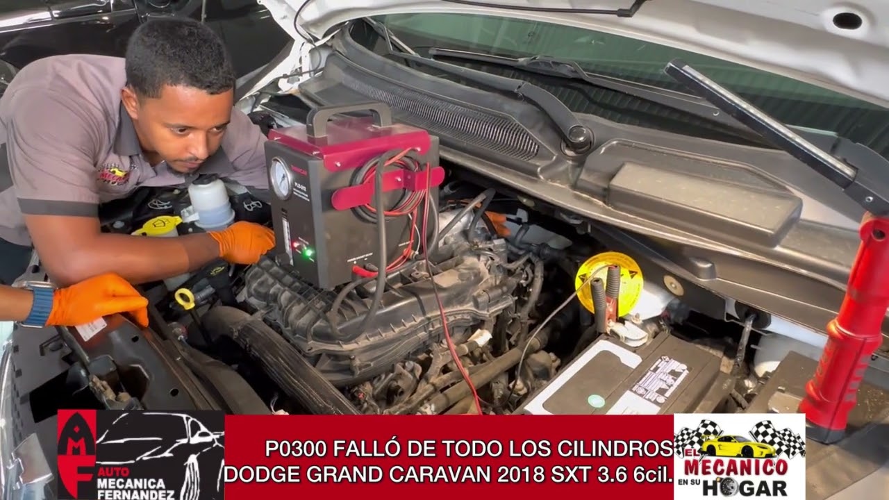 P0300 FALLO DE TODOS LOS CILINDROS. DODGE GRAND CARAVAN 2018