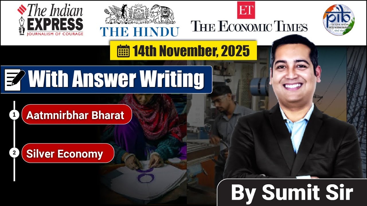 14 November 2025 Editorial Discussion | Self Reliance and G2, Silver Economy