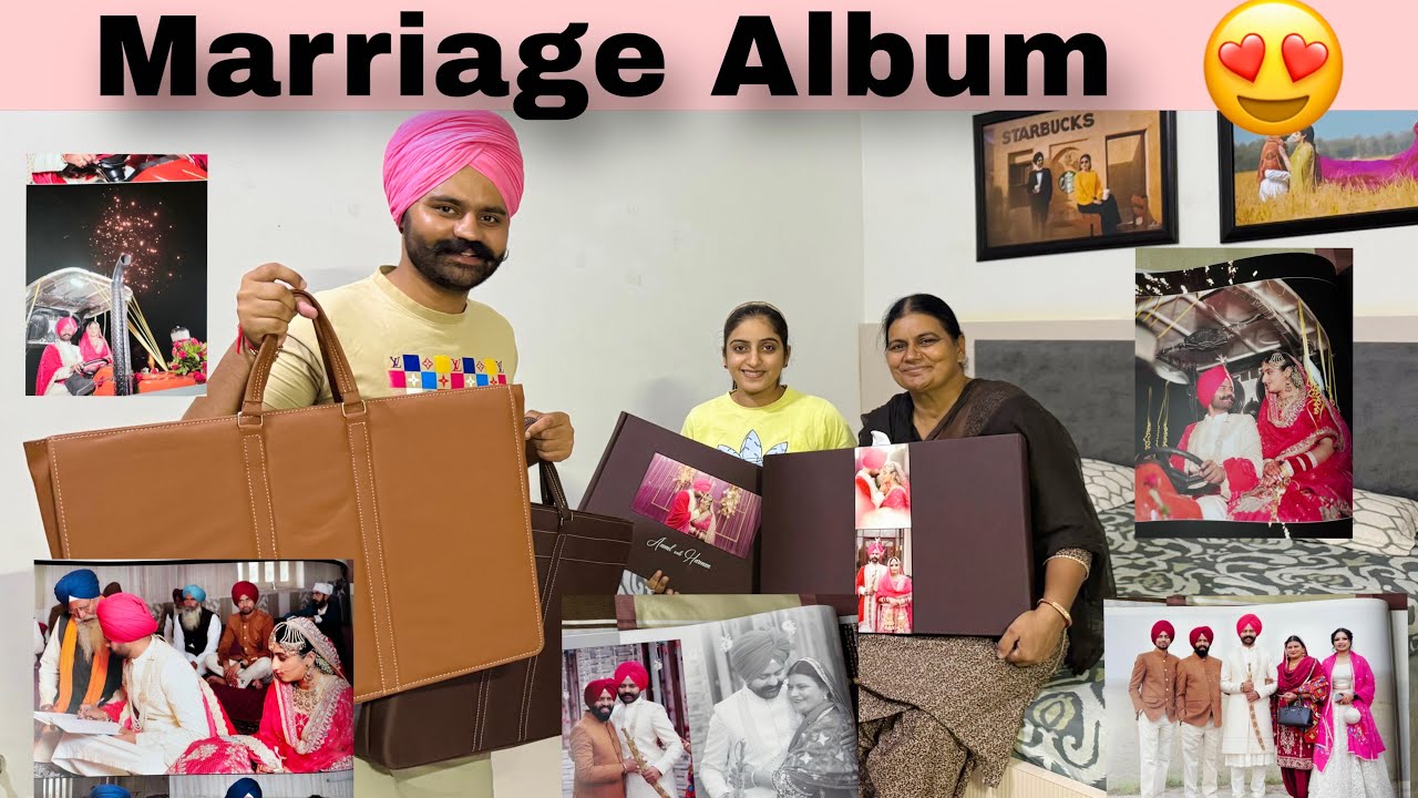 ਵਿਆਹ ਵਾਲਾ ਦਿਨ 😀 | Marriage Album ￼😍 | Anmol Bhullar | Vlog 
