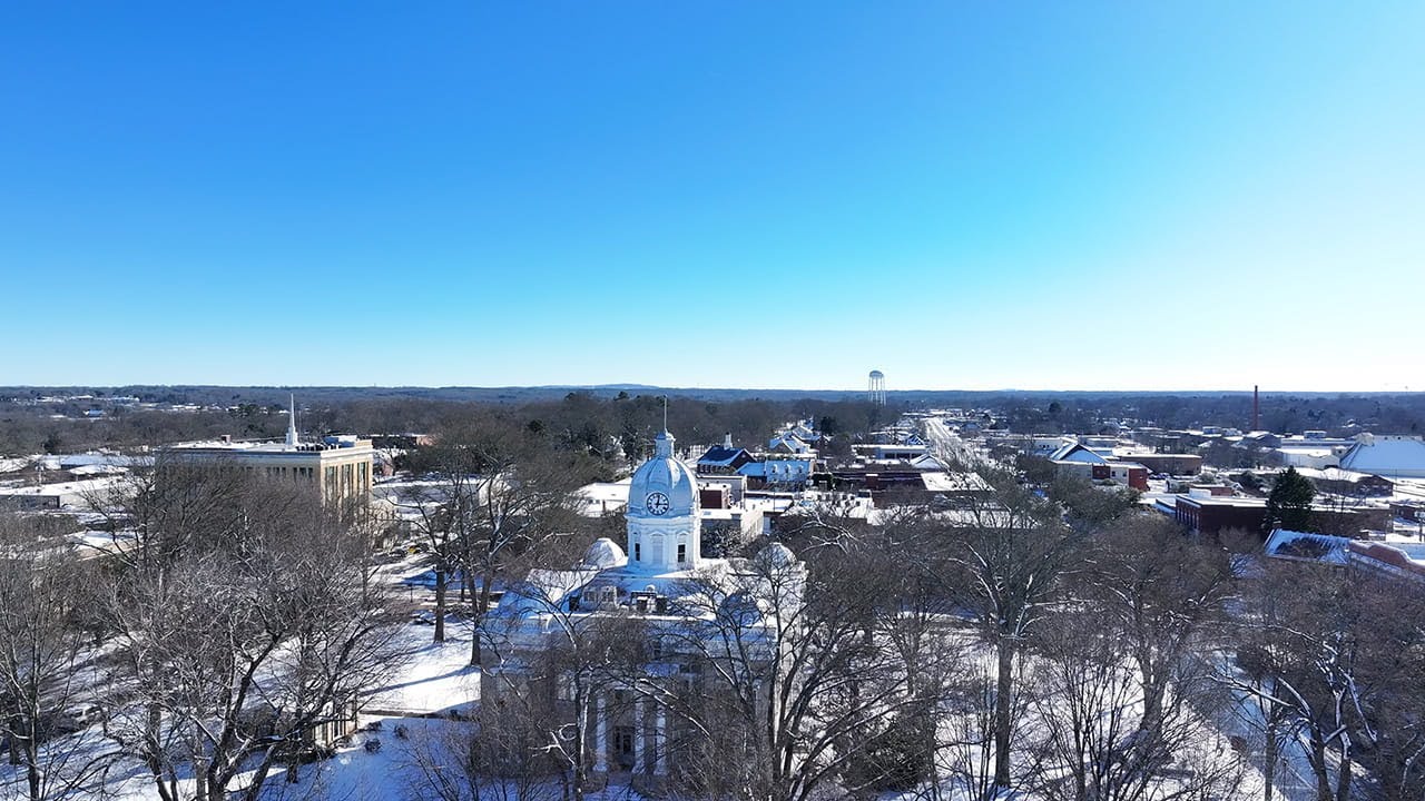 Shelby North Carolina Snow 2.1.2026
