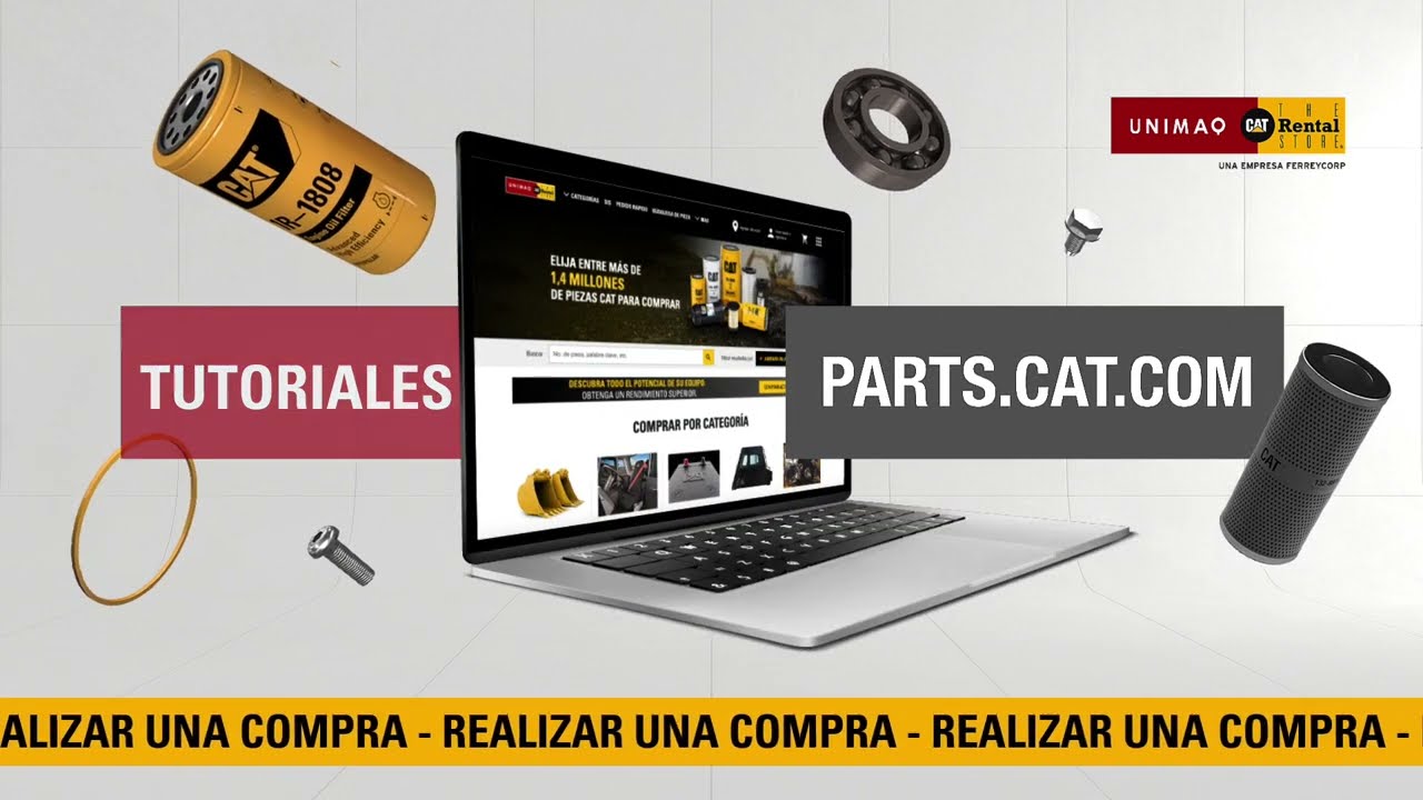 UNIMAQ | &iquest;C&oacute;mo realizar una compra en Parts.Cat.Com?