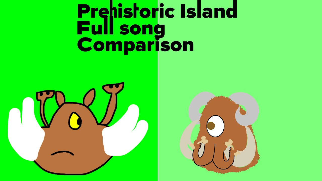 Prehistoric island full song comparison (ft. @MSMQuibbleFan)