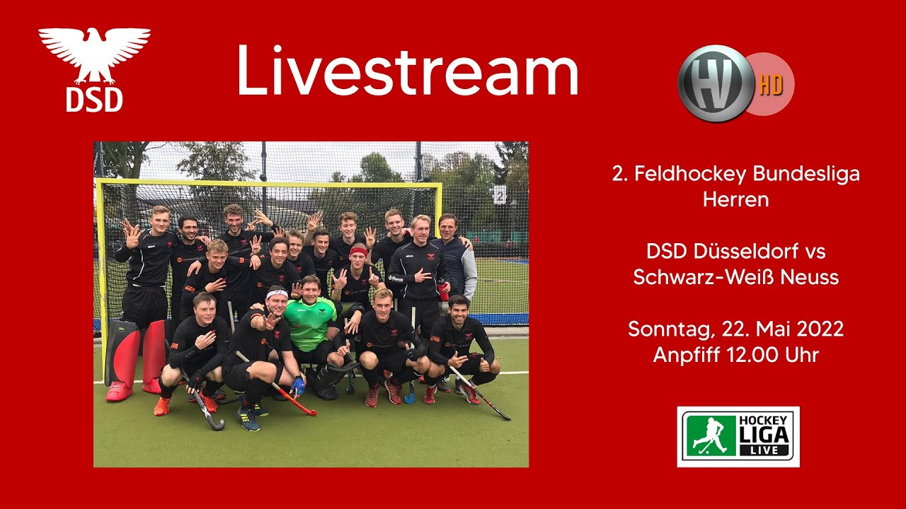 Feldhockey 2. Bundesliga Herren / DSD - Schwarz-Weiß Neuss / 22.05.2022
