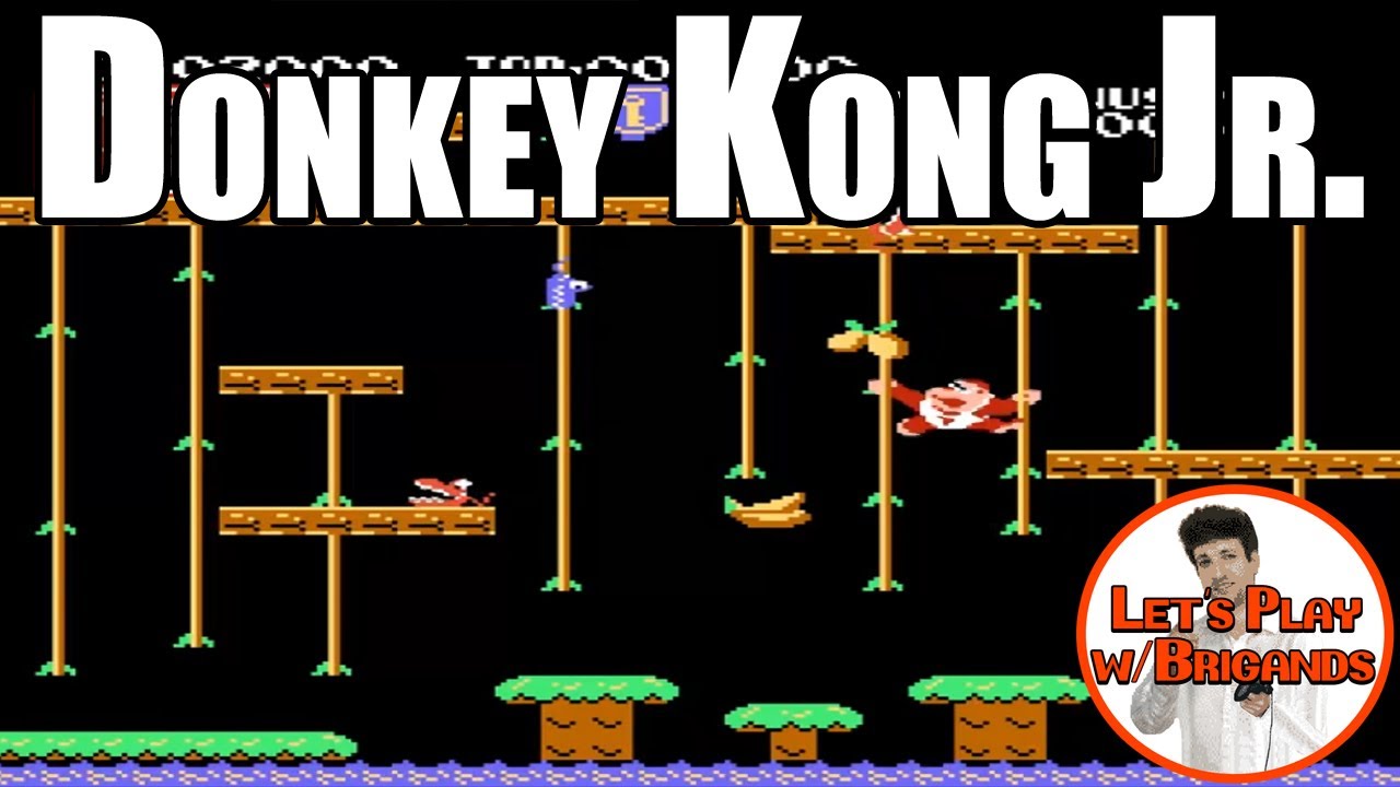 Donkey Kong Jr. (NES Full Playthrough)