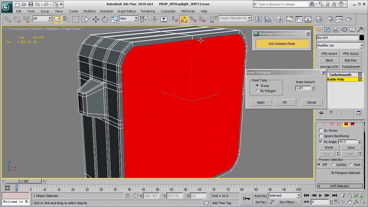 3dmotive Library Sample - Intro to High Poly Modeling in 3ds Max (Part 14 of 15)