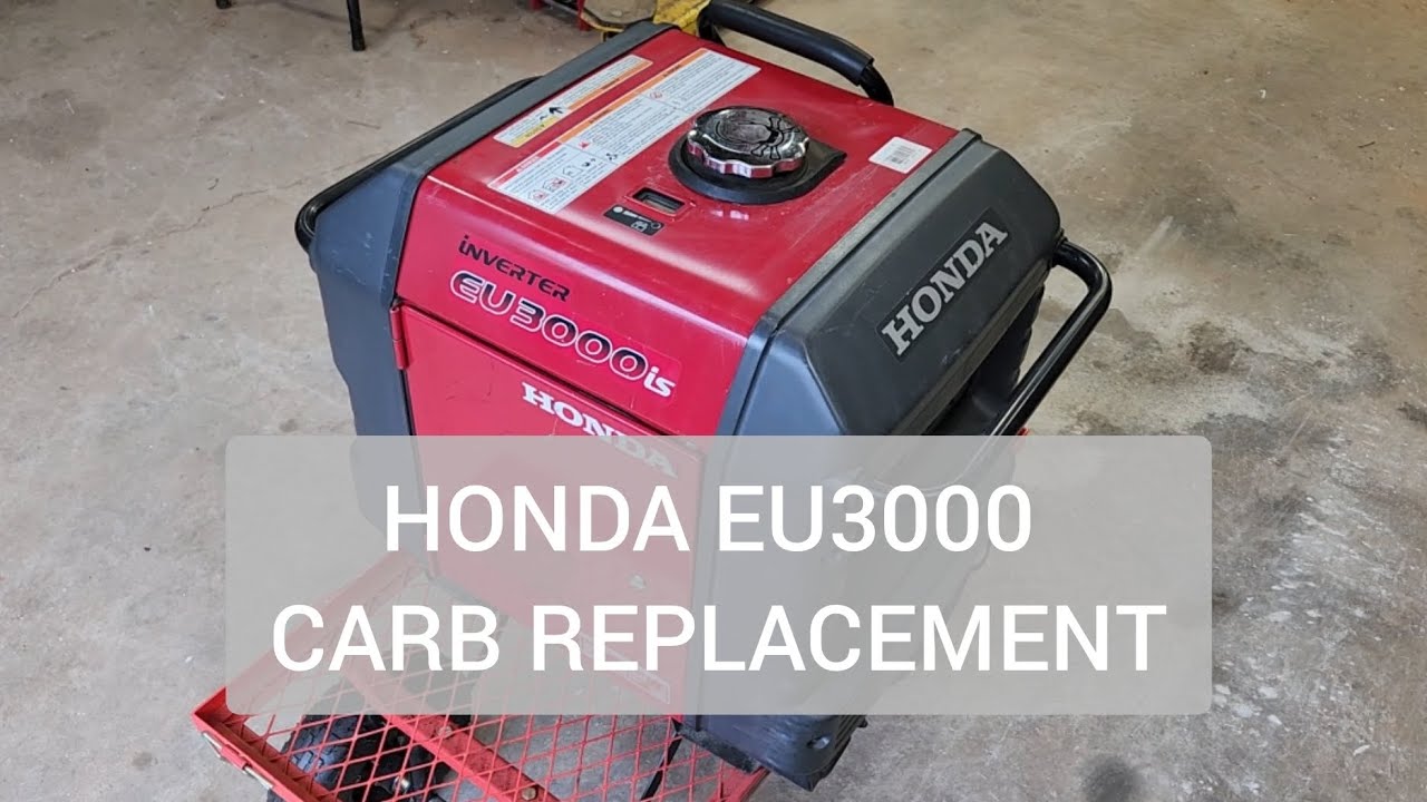Замена карбюратора Honda EU3000is