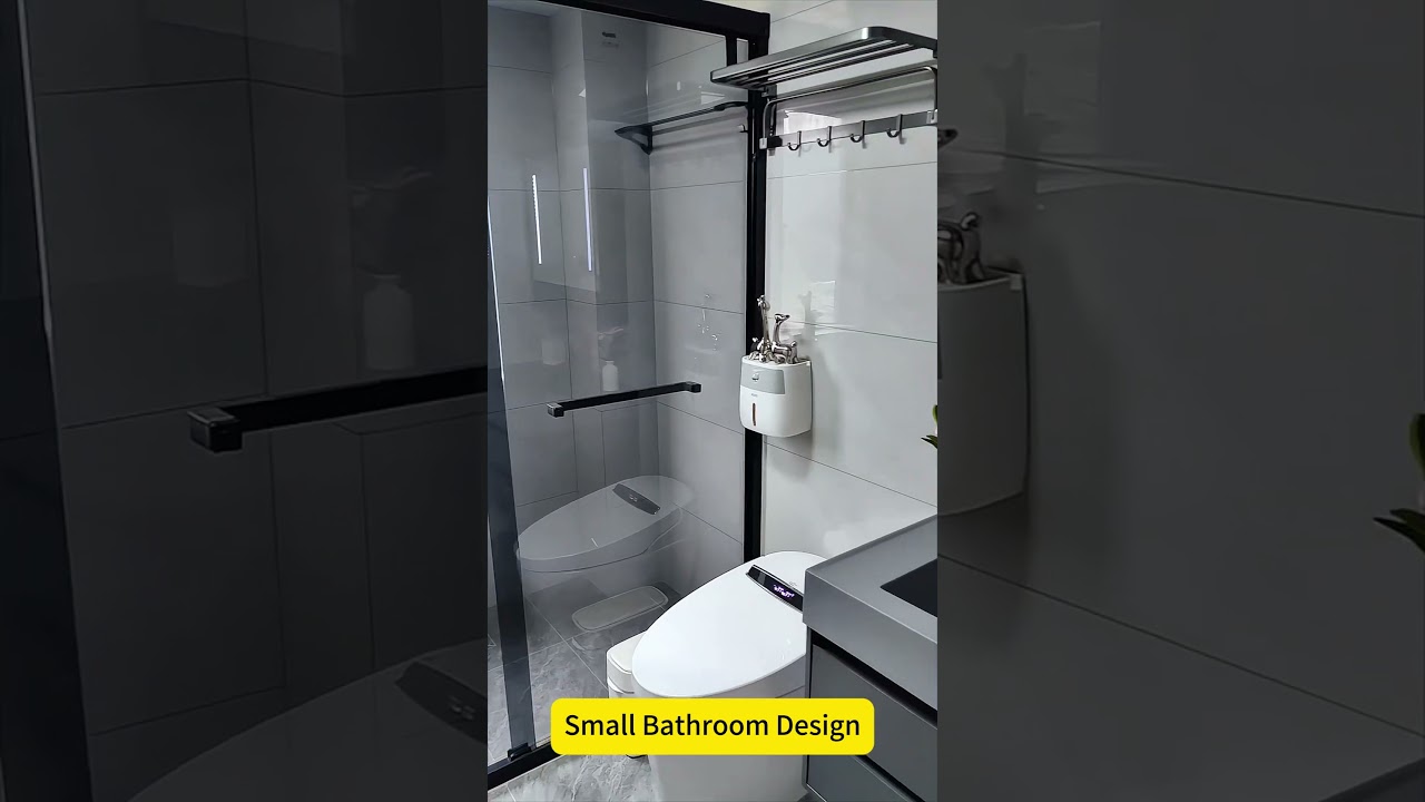 Modern Bathroom Design | Home Interior Ideas | Small Space Design #modernbathroom #interiordesign