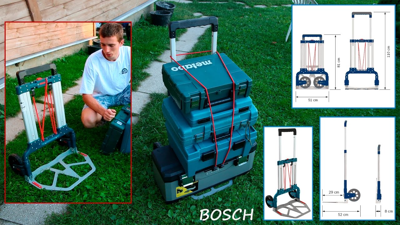 Лучшая складная тележка для инструментов Bosch L-Boxx Professional