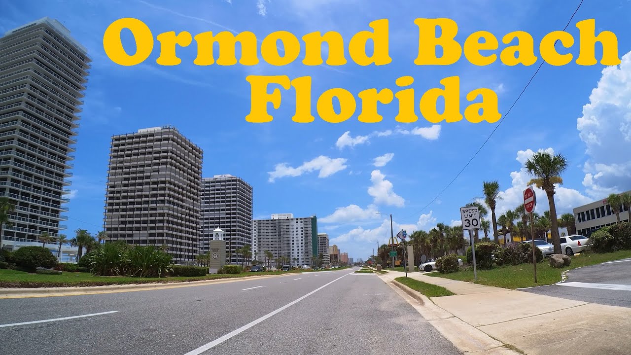 Ormond Beach, Florida: Historic Beach Town With Orange Sand - Bike Tour 2025 [4K]