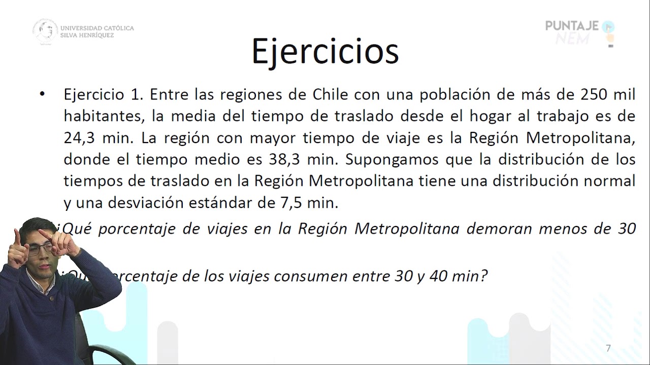 DISTRIBUCIÓN NORMAL, TLC, BINOMIAL(Ejercicios)/NEM MATEMÁTICA/CLASE N°42