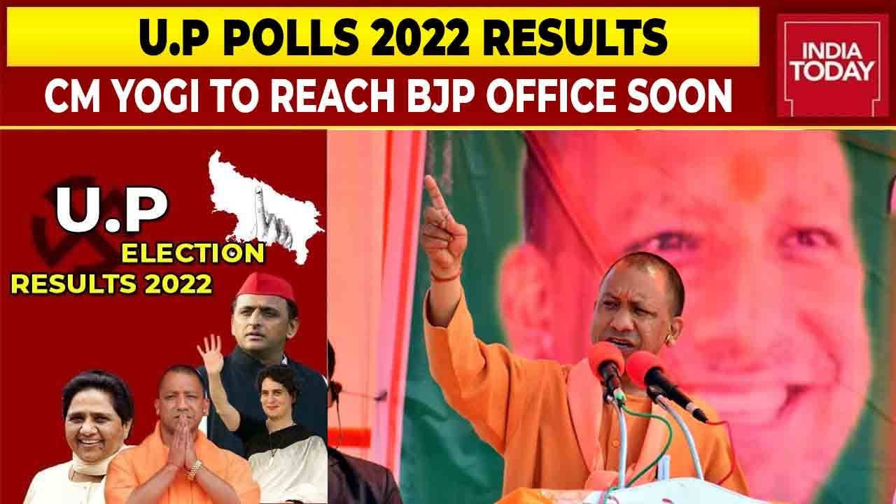 CM Yogi Adityanath To Reach The BJP Office Shortly, CM Yogi Will Address People After Record Win