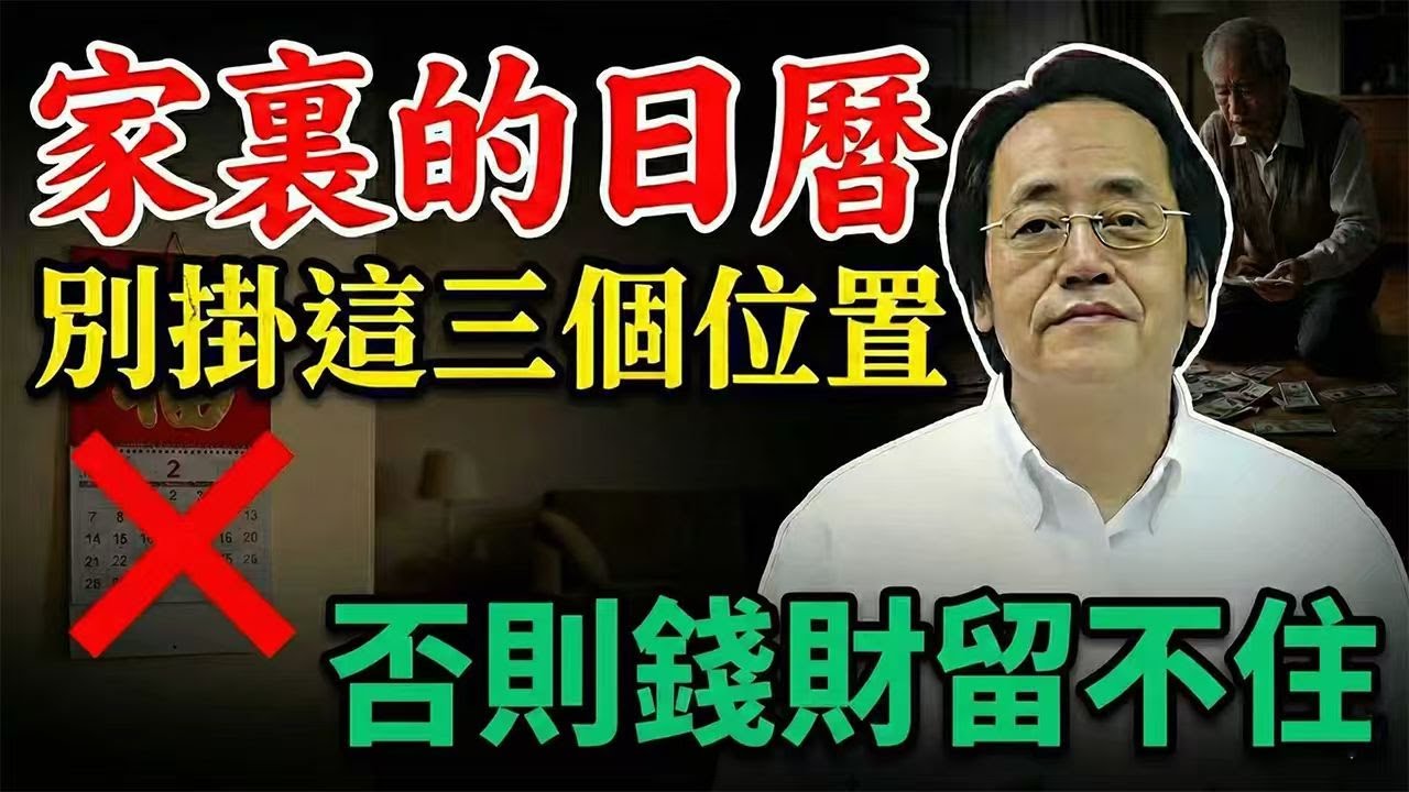 倪海廈：日曆掛錯位置，窮一整年？這3處是「漏財穴」，快檢查你家有沒有！#倪海廈 #日曆風水 #漏財穴 #掛錯日曆 #存不住錢 #臥室風水 #左青龍右白虎 #廚房禁忌 #玄關風水 #招財佈局