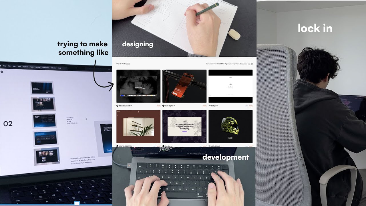 trying to design & develop an awwwards-worthy portfolio website