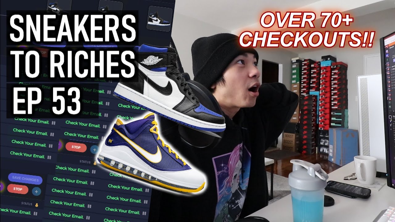 Ep 53 - JORDAN ROYAL TOE RESTOCK & LEBRON Media Day! RESELLING VLOG SNEAKERS TO RICHES