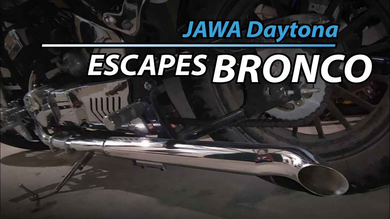 Colocamos ESCAPES BRONCO a moto DAYTONA