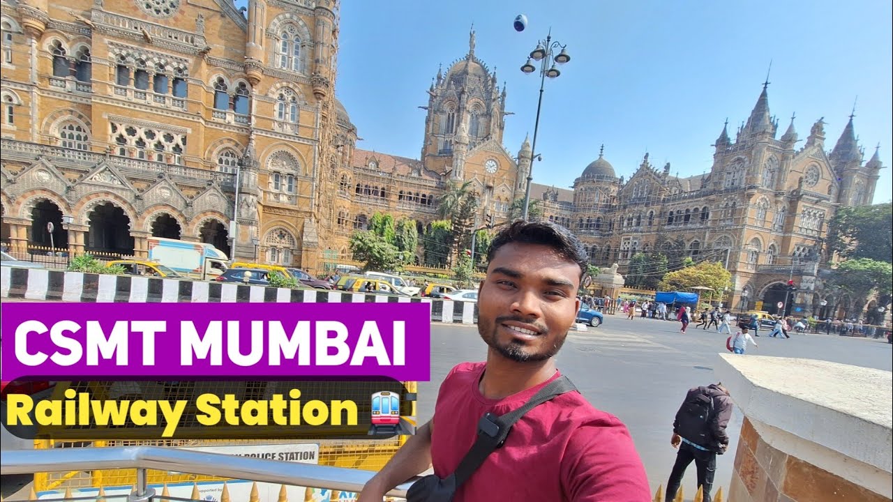 CSMT Mumbai || Chhatrapati Shivaji Maharaj Terminal Mumbai railway station 🚉 #mumbai #cstmumbai