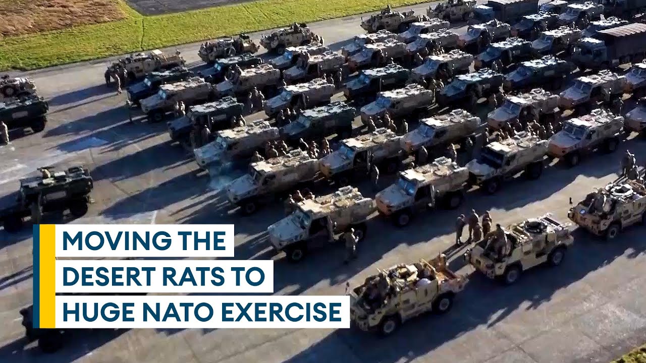 Mammoth task of moving hundreds of Army vehicles for huge Nato exercise
