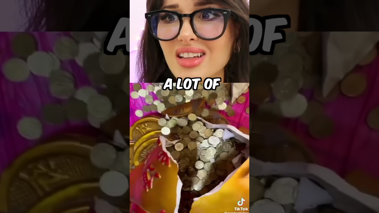 she had thousands in a PIGGY BANK!?