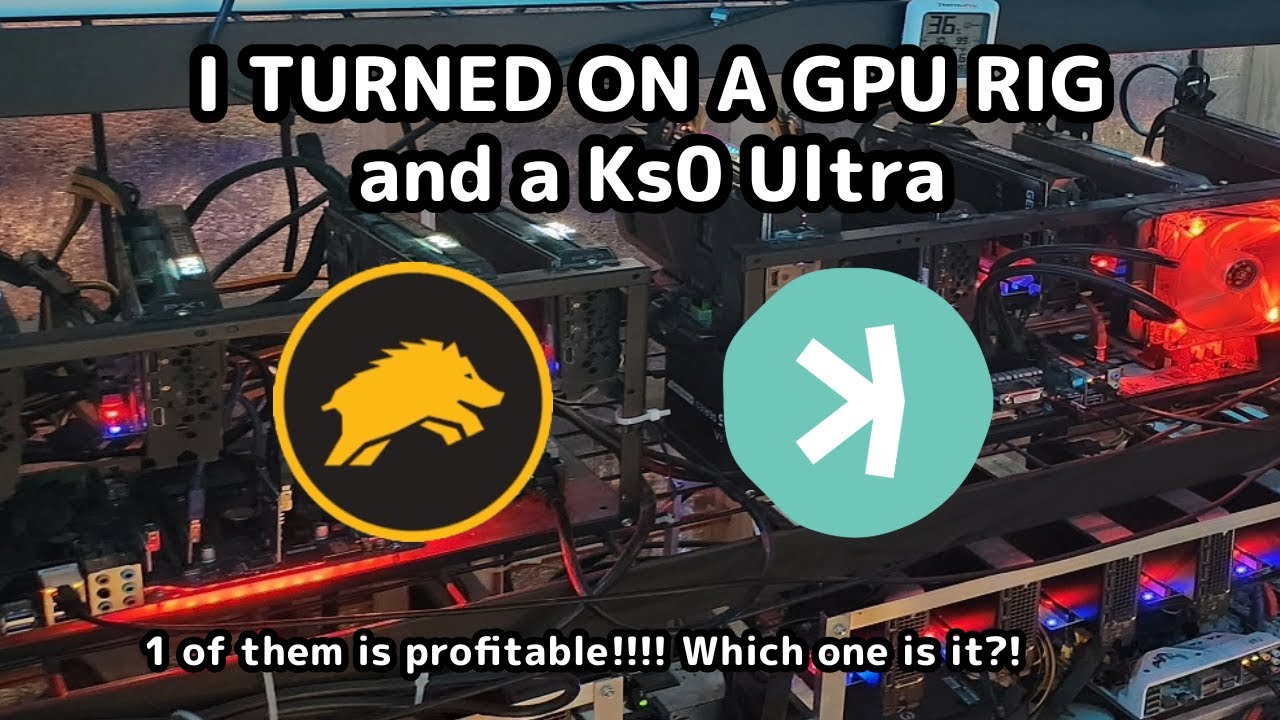 I turned on A gpu mining rig and a kaspa miner, 1 is profitable, 1 isnt!