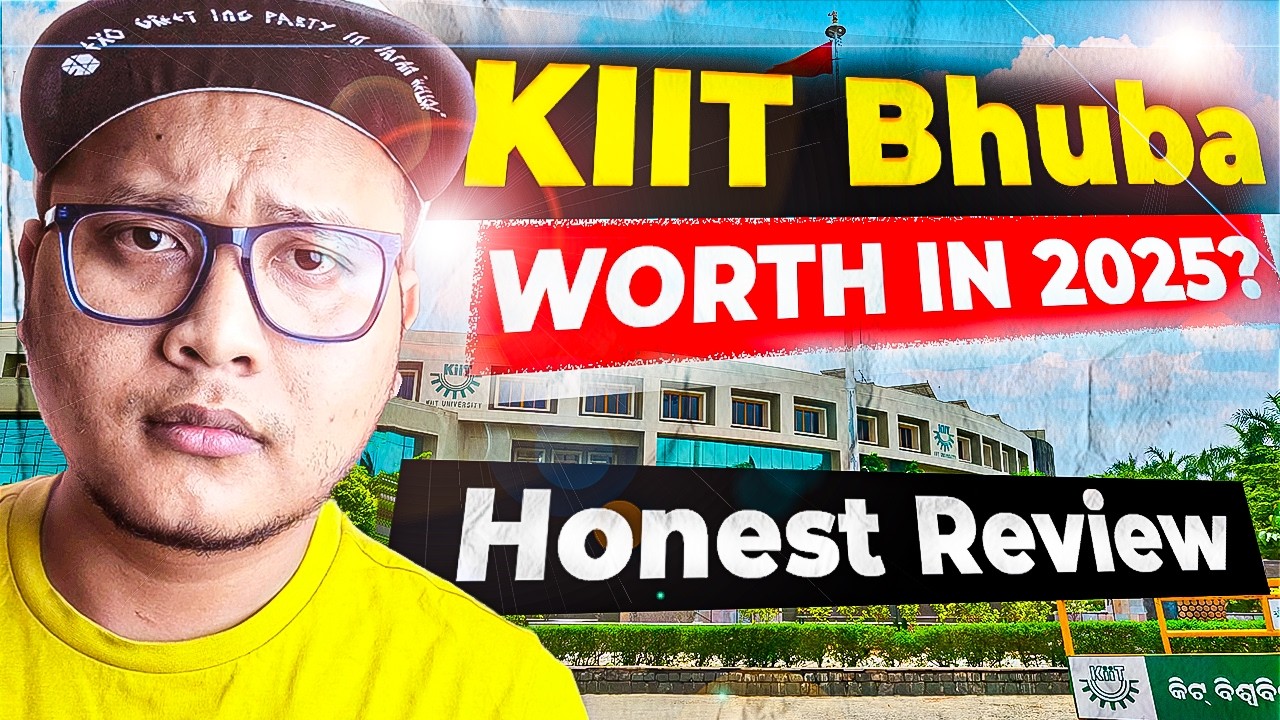 KIIT University... Worth It in 2025? 🤔 Honest Review on Placements, Fees & Campus Life 🔥