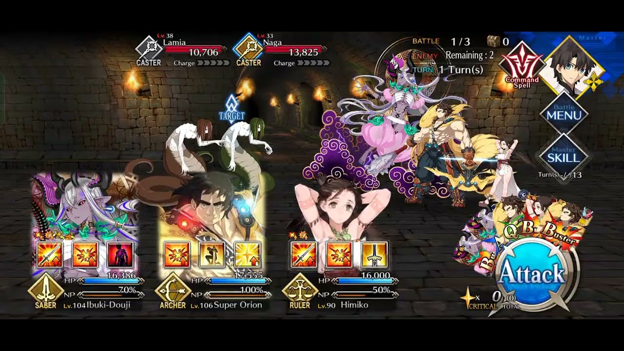 3-Turn Farming on Caster Training Ground (Buster Edition)