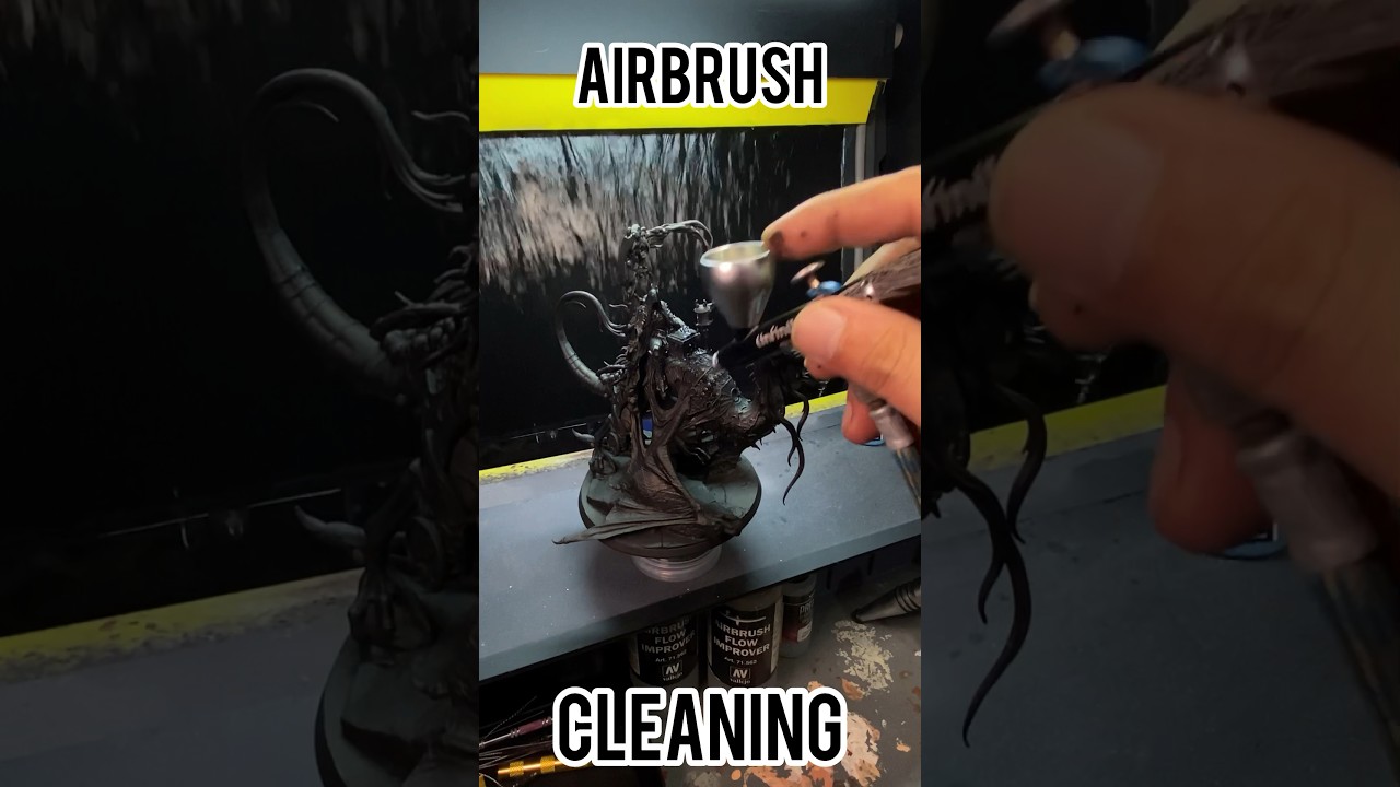 How to Clean Your Airbrush 🎨 #shorts