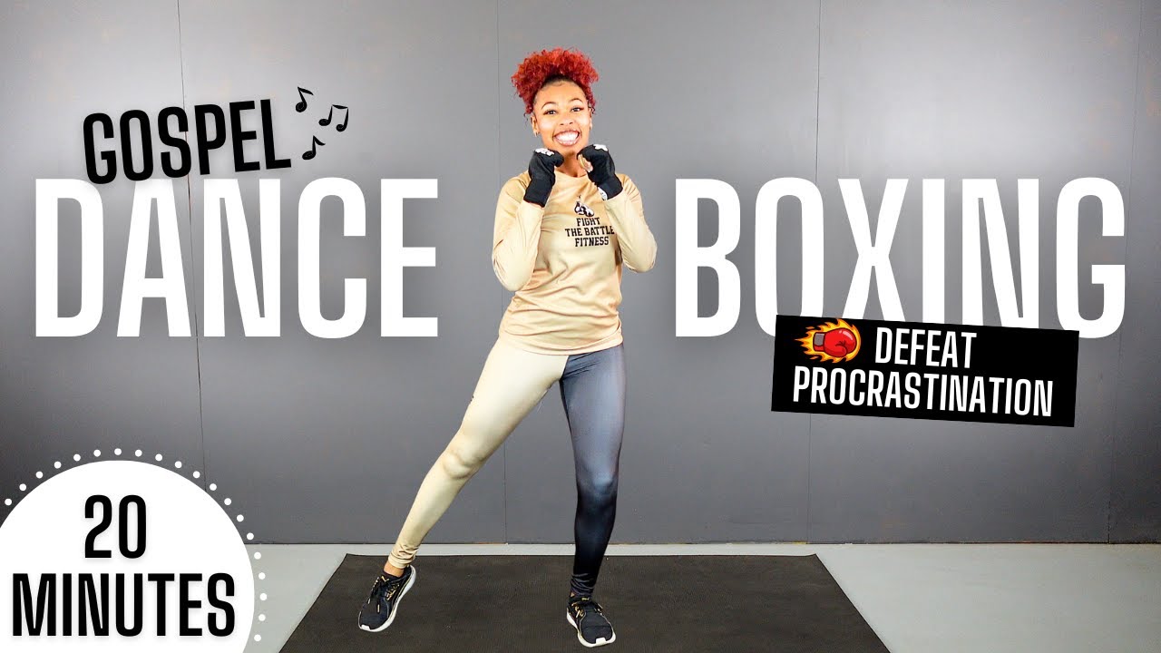 🥊 GOSPEL DANCE BOXING| Defeat Procrastination | Fight the Battle Fitness