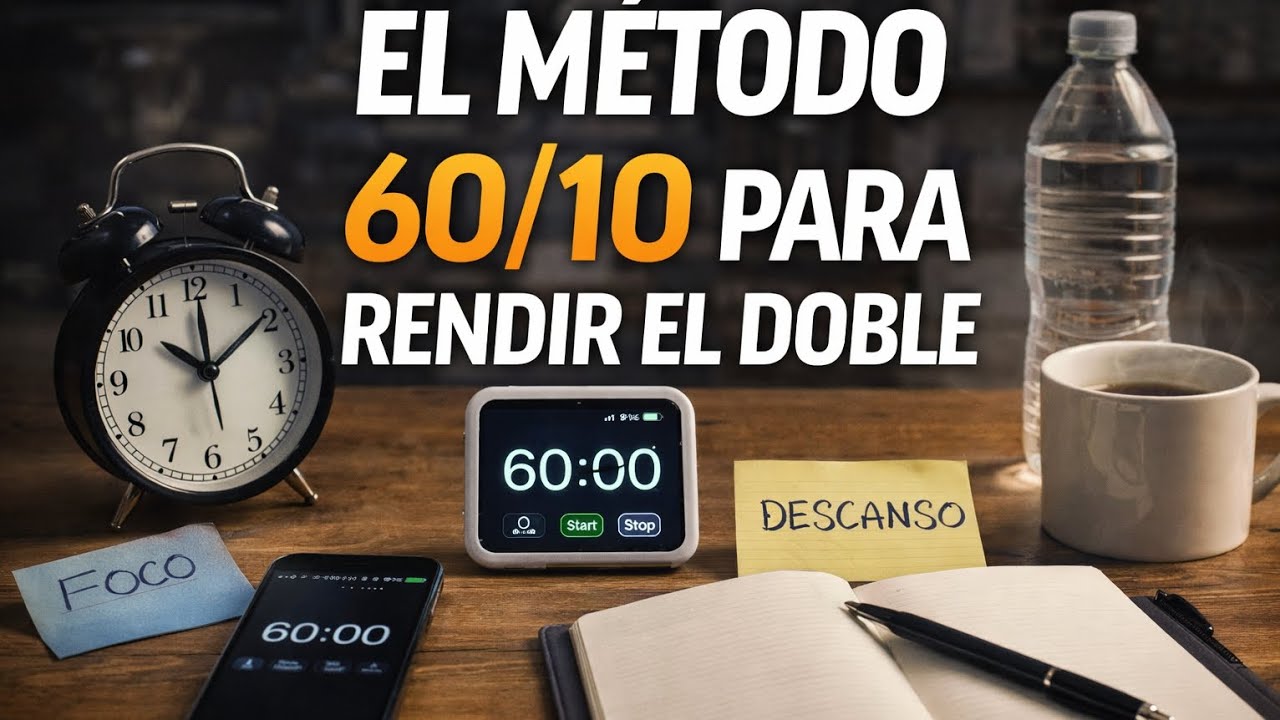 👉🏻 El método 60/10 para rendir el doble ⏰