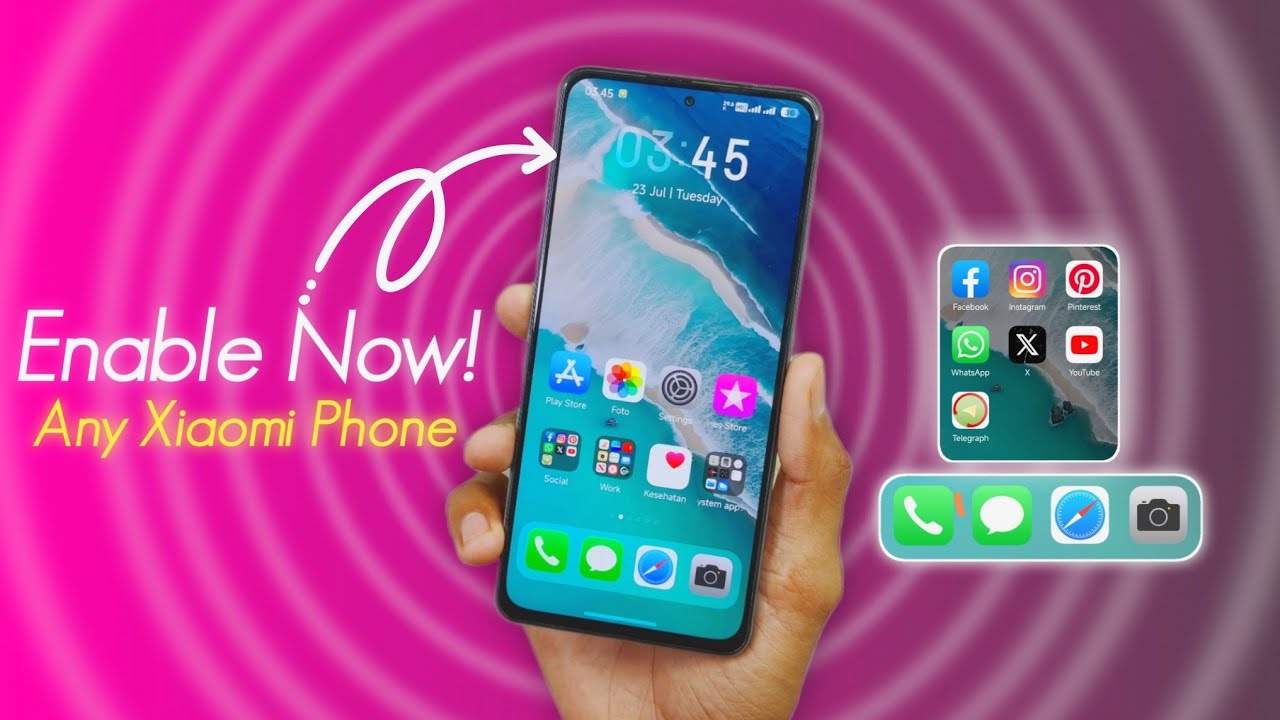 Enable iPhone Dockbar & Premium Folder Blur on Any Xiaomi, Redmi, & POCO Device Without ROOT 😮