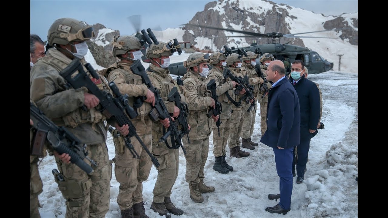 İçişleri Bakanı Soylu, İkiyaka Dağları'nda üs bölgesinin açılışını yaptı