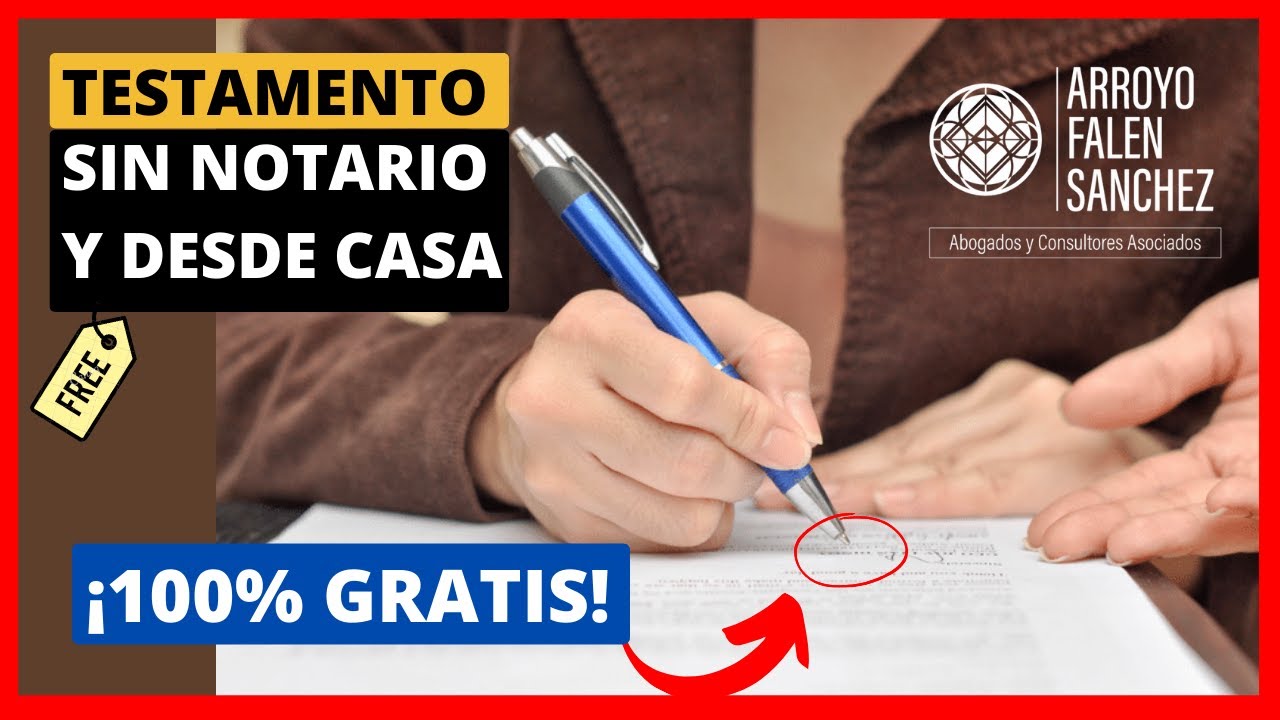 📌 &iquest;C&Oacute;MO HACER UN TESTAMENTO EN CASA V&Aacute;LIDO Y SIN NOTARIO? | TESTAMENTO OL&Oacute;GRAFO EN PER&Uacute;