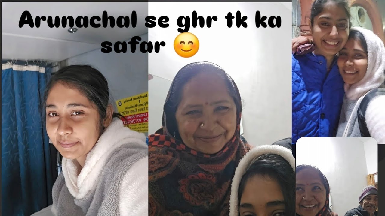 ✨ Winter Vacation Journey | From Arunachal Pradesh to Ghaziabad | Homecoming Vlog | Priya chaudhary 