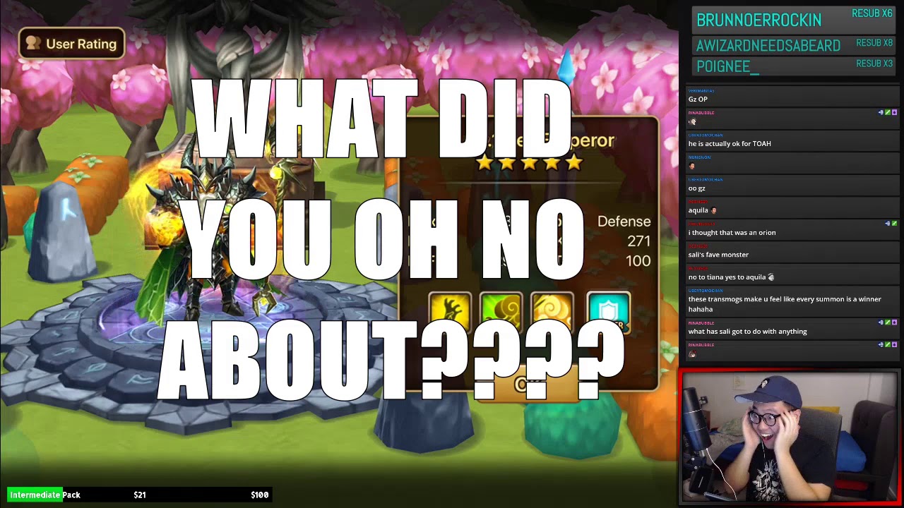 INSANE BACK 2 BACK NAT 5 SUMMON  *best reaction* Summoners War