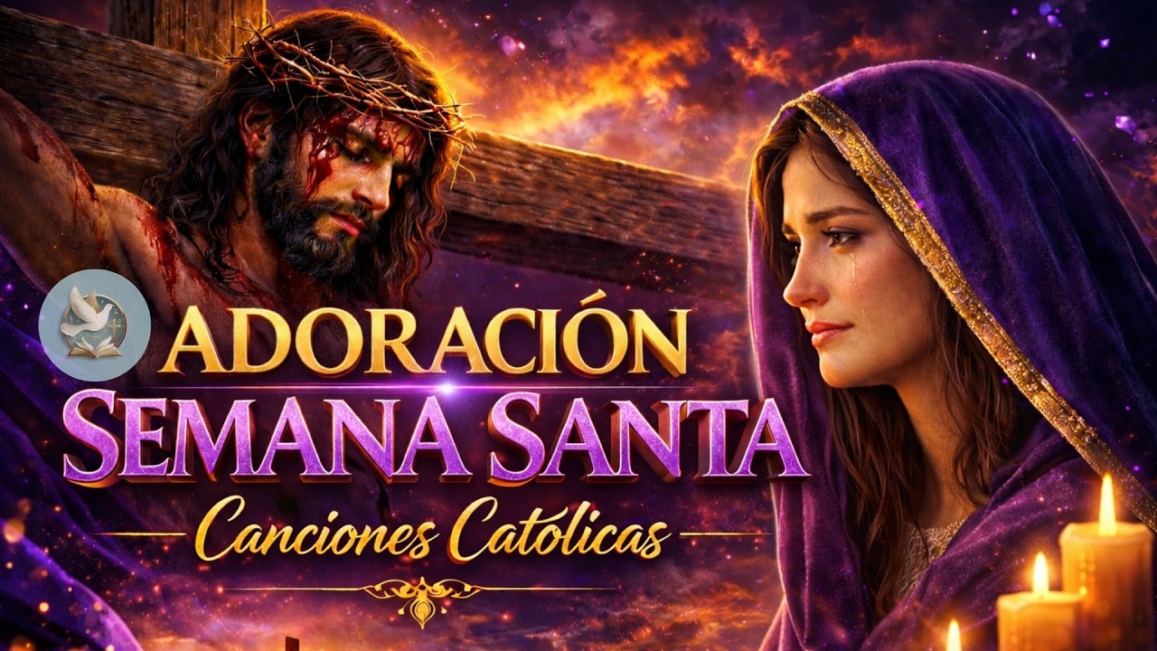 Contemplando el Calvario 🙏 10 Cantos Católicos de Cuaresma | Música para Orar